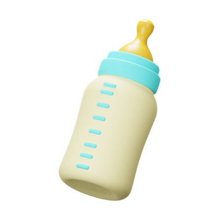 Milk Bottle  3D Icon