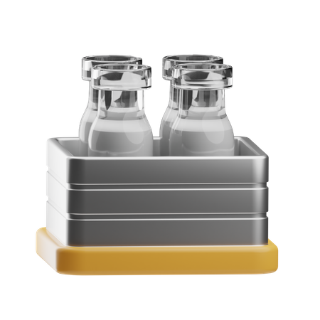 Milk Bottle  3D Icon