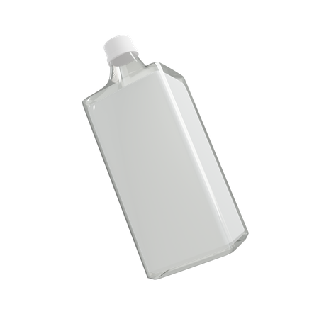 Milk Bottle  3D Illustration