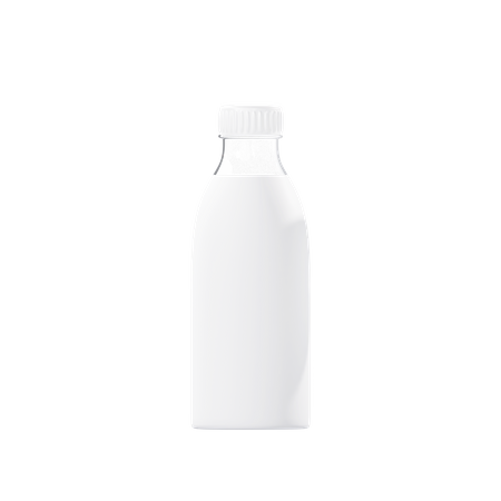 Milk Bottle  3D Illustration