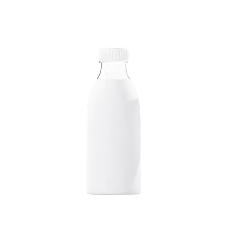 Milk Bottle  3D Illustration