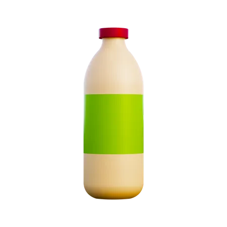 Milk Bottle  3D Illustration