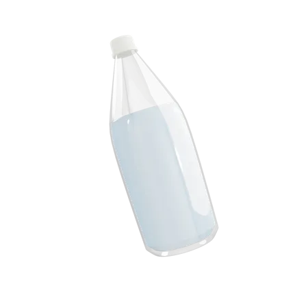 Milk Bottle  3D Illustration