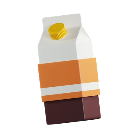 Milk Box  3D Icon