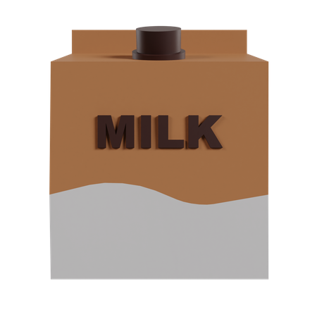 Milk Box  3D Icon