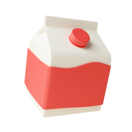 Milk Box  3D Icon