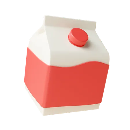 Milk Box  3D Icon