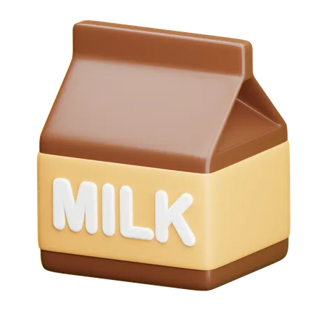 Milk Box  3D Icon