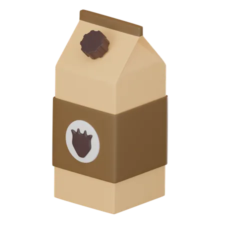 Milk Box  3D Icon