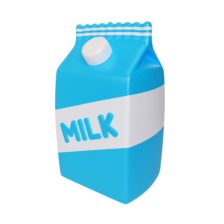 Milk Box  3D Icon