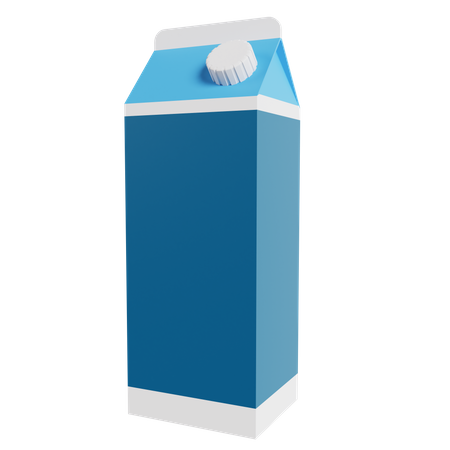 Milk Box  3D Icon