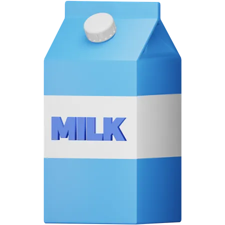 Milk Box  3D Icon