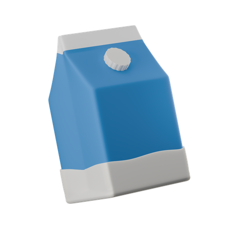 Milk Box  3D Icon