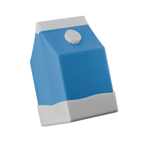 Milk Box  3D Icon