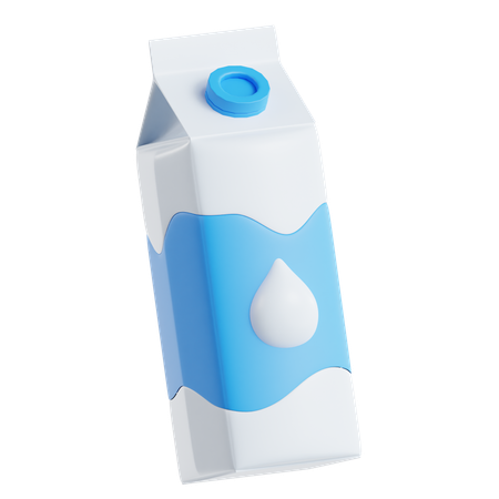 Milk Box  3D Icon