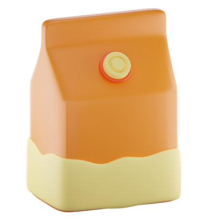 Milk Box  3D Icon