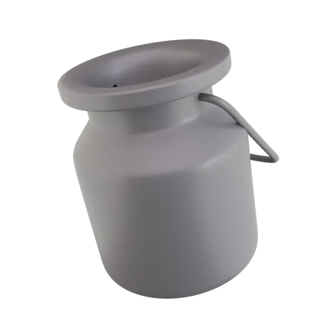 Milk Bucket  3D Icon