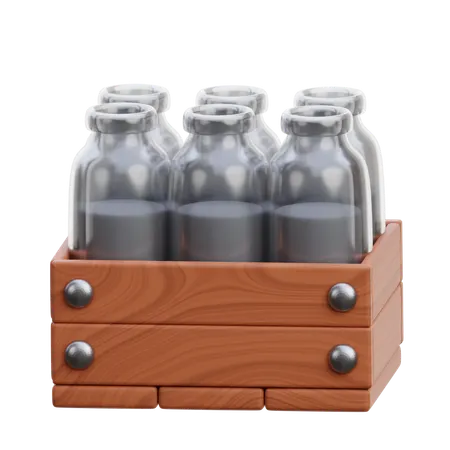 Milk Bucket  3D Icon
