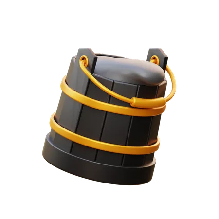 Milk Bucket  3D Icon