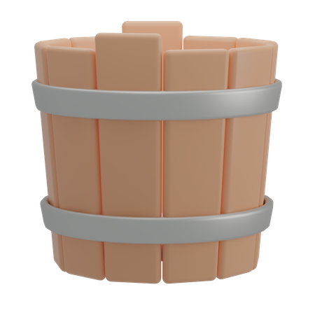 Milk Bucket  3D Icon