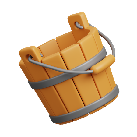 Milk Bucket  3D Icon