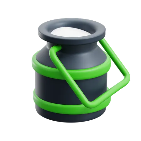 Milk Can  3D Icon