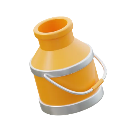 Milk Can  3D Icon