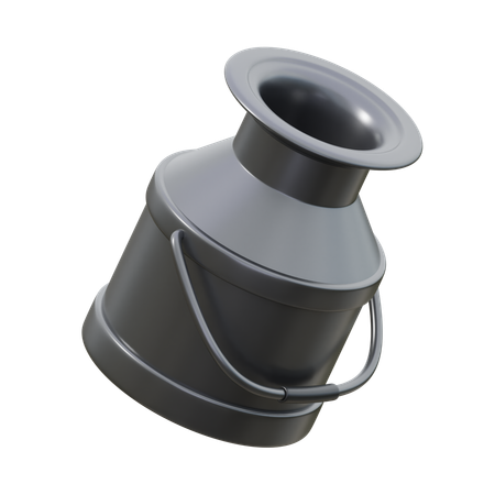 Milk Can  3D Icon