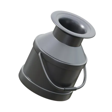 Milk Can  3D Icon