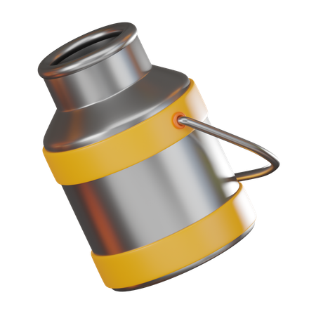 Milk Can  3D Icon