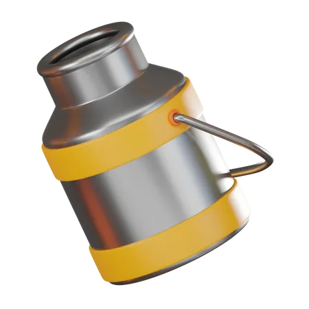 Milk Can  3D Icon