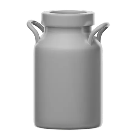 Milk Can  3D Icon