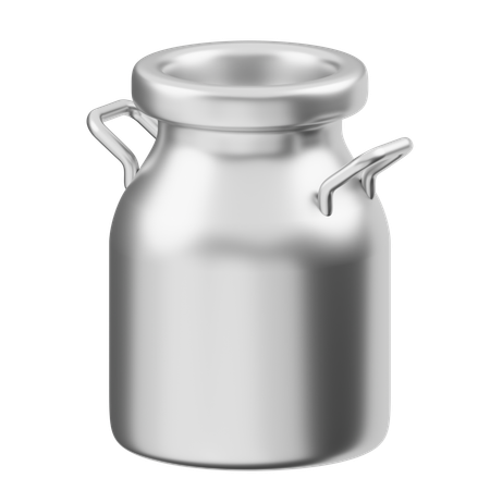 Milk Can  3D Icon