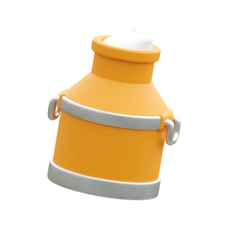 Milk Can  3D Icon