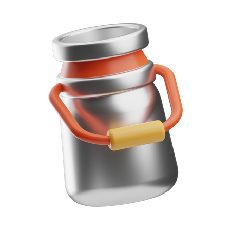 Milk Can  3D Icon