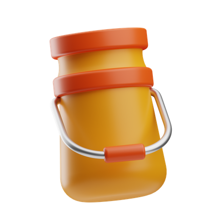 Milk Can  3D Icon