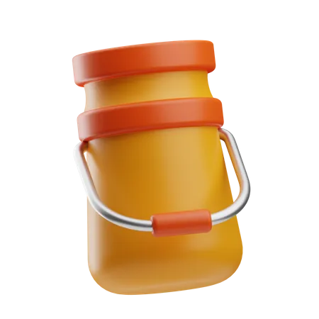 Milk Can  3D Icon