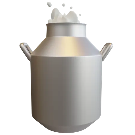 Milk Can  3D Icon