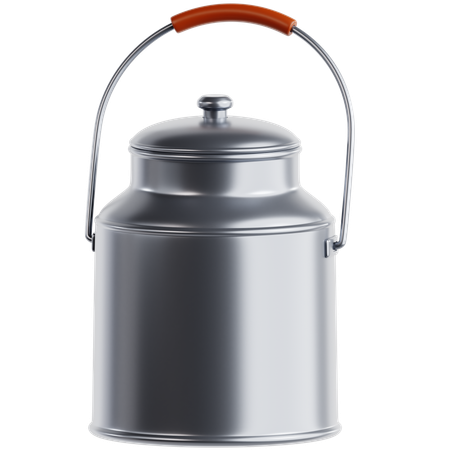 Milk Can  3D Icon