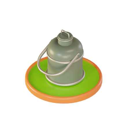 Milk Can  3D Icon