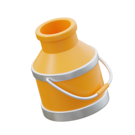 Milk Can  3D Icon