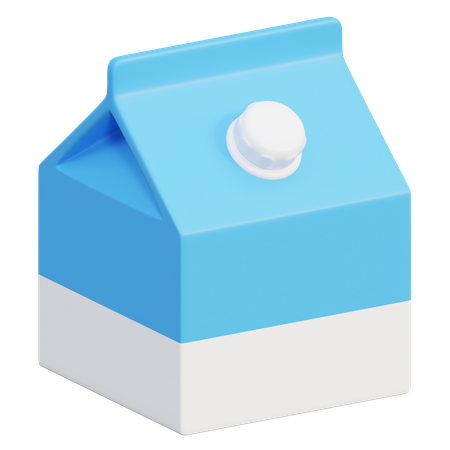 牛乳パック  3D Icon