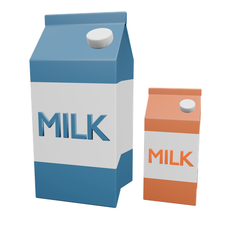 Milk Carton  3D Illustration