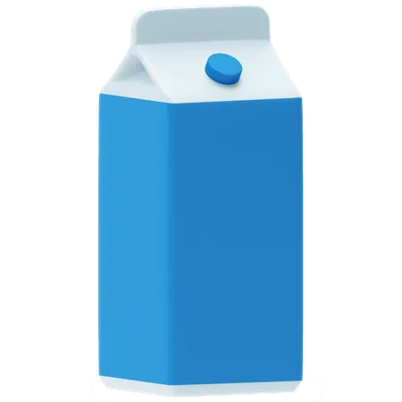 Milk Carton  3D Illustration