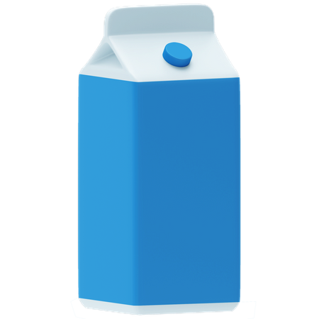 Milk Carton 3D Illustration