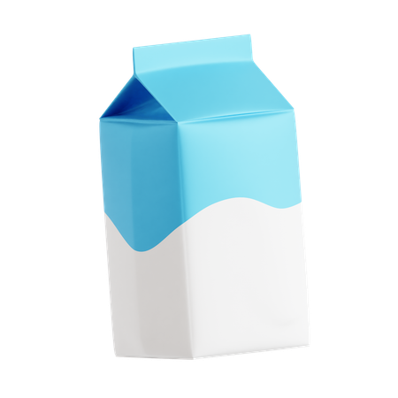 Milk Carton Box  3D Icon