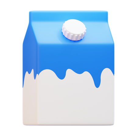 Milk Carton Packaging  3D Icon