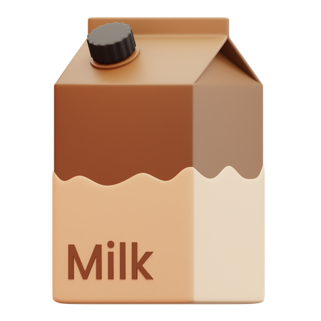 Milk Carton Packaging  3D Icon