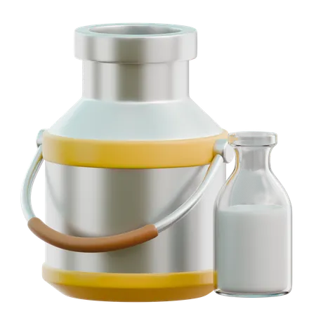 Milk Container  3D Icon