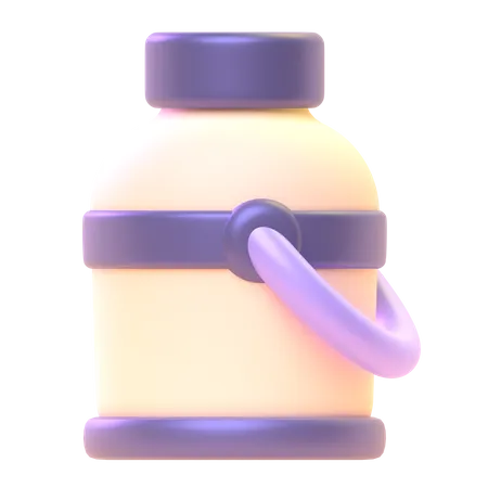 Milk Container  3D Icon